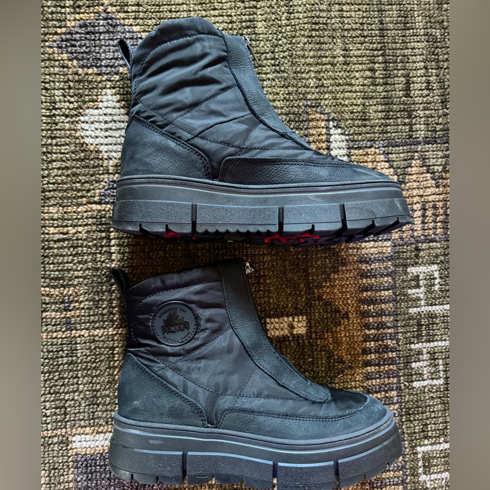 PAJAR Womens Huila Nylon With Ice Grippers Black Boot